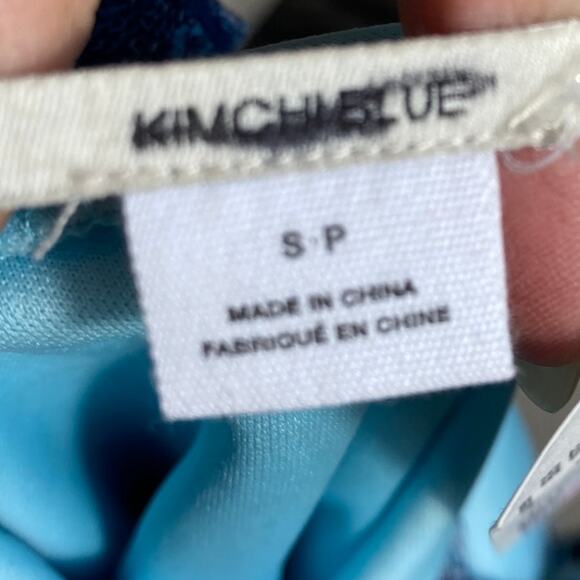 Kimchi Blue Y2K Regencycore Paisley Mesh Blouse Women SP Ruffle Fairycore NEW - Picture 6 of 9